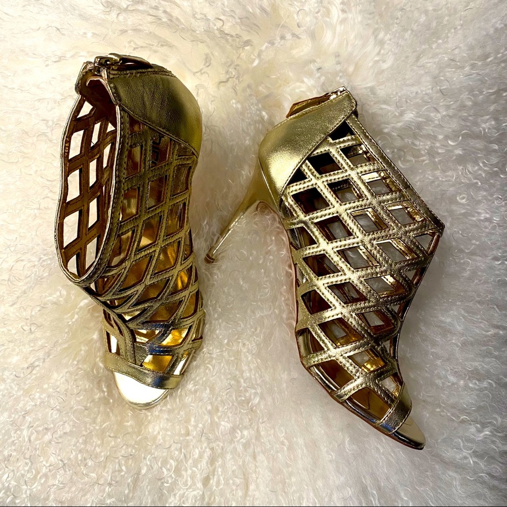 Gold heels